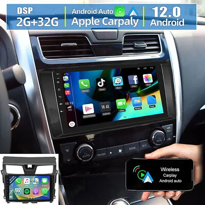 Android 12 For Nissan Teana Altima 2013-2018 Car Stereo Carplay Wifi Radio GPS • $134.59