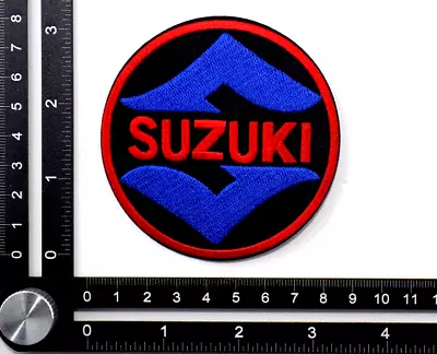 Suzuki  S  Embroidered Patch Iron/sew On ~3-1/8  Motorcycle Hayabusa Boulevard • $6.99