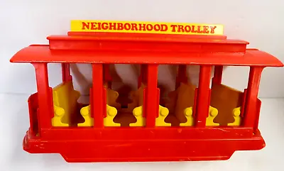 $49.99 • Buy Vintage Mr Rogers Neighborhood Trolley, Ideal Toy Co 1977, Trolley Music Works,