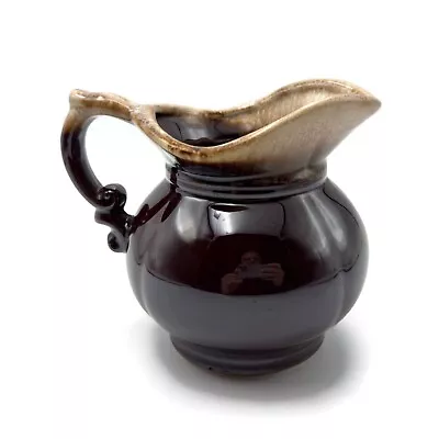 McCoy Pottery LCC U.S.A. 7528 Brown Drip Medium Pitcher • $27.50