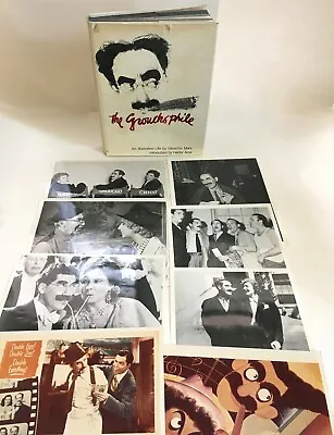 The Groucho Phile HC Book 1st Ed 1976 + Vintage Marx Brothers 8x10 Photo LOT • $39.99