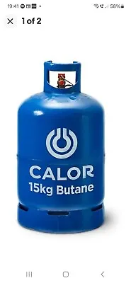 Calor Gas 15kg Blue Butane Bottle For Gas Heaters Full - Plenty Remaining • £56.50