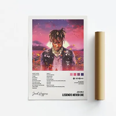 Juice WRLD Legends Never Die  Album Art Poster Print Music Tracklist • £21.99