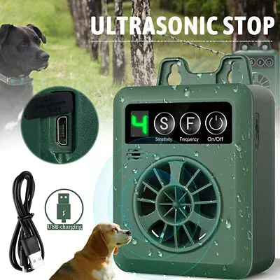 Ultrasonic Pet Anti Barking Device Dog Bark Control Training Stop Repeller Tool • £16.99