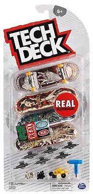 Tech Deck: Fingerboards 4-Pack - Real Skateboards M31 • $23.99