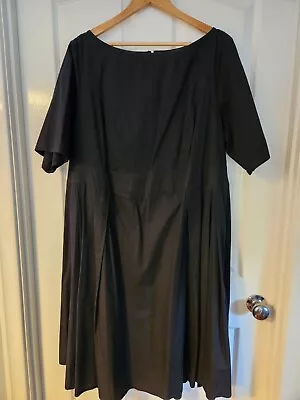 Eshakti Vintage Inspired Custom Dress Black Size 22 - 24 Plus Size Rockabilly • $26