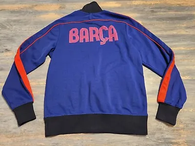 Nike FC Barcelona Barca FCB Full Zip Track Jacket Size Medium Men • $37.49