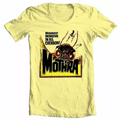 Mothra T-shirt Retro Sci Fi Movie Godzilla Adult Regular Fit Cotton Graphic Tee • $19.99