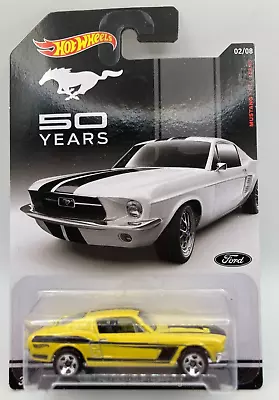 Hot Wheels 50 YEARS OF MUSTANGS 1967 FORD MUSTANG YELLOW • $2.99