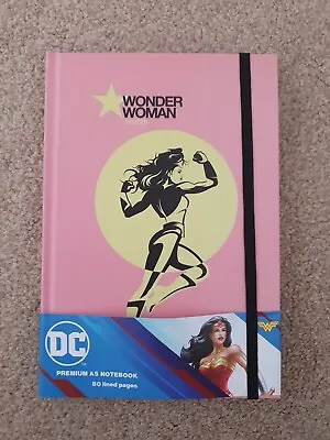 DC Wonder Woman Premium Lined A5 Hardback Notebook New • £4.99