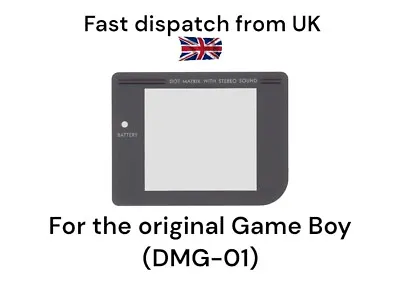 Nintendo Game Boy/Gameboy (DMG-01) Replacement Screen Lens - Original Grey Style • £3.29