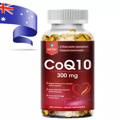 Coenzyme Q-10 AntioxidantHeart Health SupportIncrease Energy&Stamina 300mg AU • $21.79