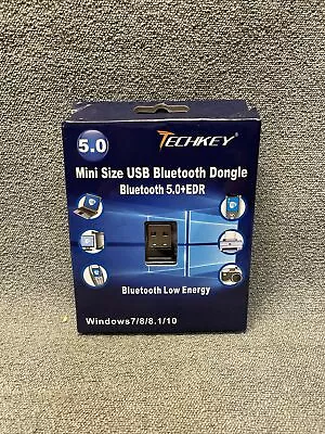 NEW Techkey Mini Size USB Bluetooth Dongle Windows 7/8/8.1/10 KG • $8.50