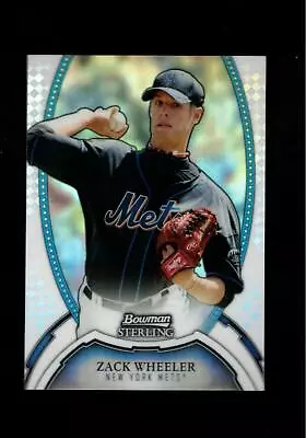 2011 Bowman Sterling Zack Wheeler #16 Rookie Refractor 169/199 Phillies Mets • $4.99