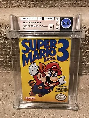 Super Mario Bros 3 Wata 6.5 B NES Nintendo New Factory Sealed SMB3 Not CGC - VGA • $1167.88
