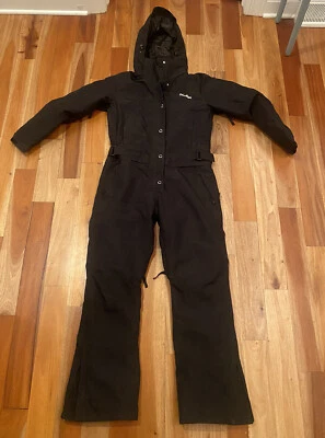 $83.96 • Buy BLUE MAGIC AIR DANCE WOMENS Ski Suit Hooded One Piece COVERALLS Snowboard SZ S