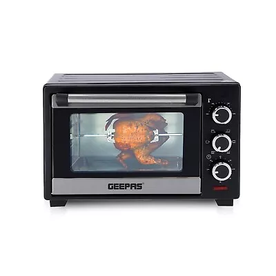 Geepas 19 Mini Oven Toaster Grill Tabletop Compact Portable Baking Cooker  1280W • £53.99