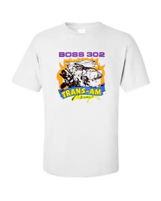 Fearsome Ford Boss 302 Trans Am Small Block Engine T-shirt Single / Double Print • $23.99