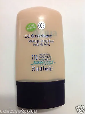 Covergirl CG Aqua Smoothers Makeup Foundation Natural Ivory #715 1 Fl Oz NEW • £13.56