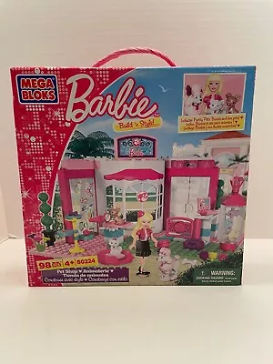 Barbie Mega Bloks (80224) Build N Style Pet Shop - NEW / SEALED • $19.95