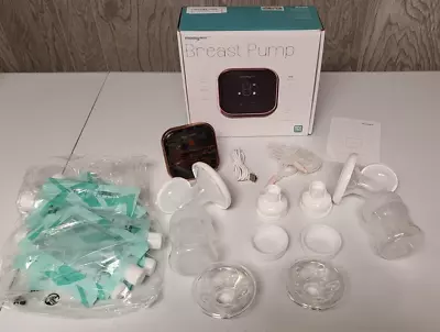 Momyeasy Double Electric Breast Pump NEW LED Rechargeable Portable BBP-8200ED • $26.99