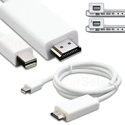 ThunderBolt Mini DisplayPort DP To HDMI Adapter Cable Male To Male High Speed • $5.79