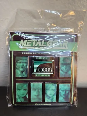 Metal Gear Solid Codec Lenticular Enamel Pin Figure Set X7 Snake Liquid Otacon • $64.99