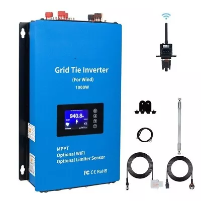 £491.29 • Buy Grid Tie Inverter Limiter Wind Turbine Generator WiFi Monitor Battery Discharge
