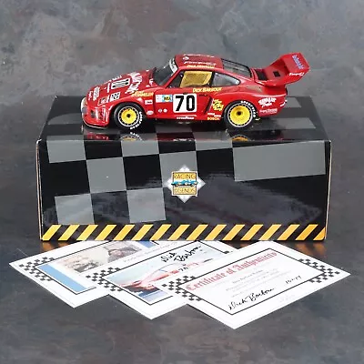 :Exoto 1:18 Porsche 935 Twin-Turbo 1979 Dick Barbour 70 Model Car - Autographed • $631.46