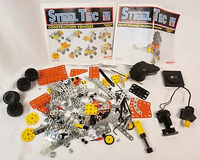 Remco Steel Tec Construction Vehicles & Robot Dinosaur Set #7023 • $22.95
