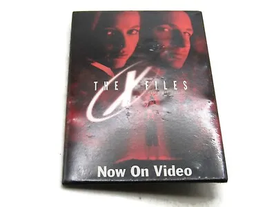 X Files Fight The Future Promo Button Now On DVD • £11.27