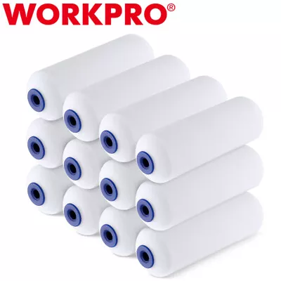 WORKPRO 12-Pack 4  Foam Paint Roller Paint Roller Kit Mini Paint Roller For Wall • $15.99