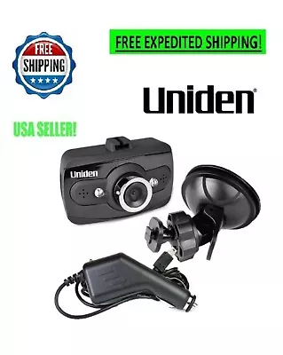 UNIDEN Dash Cam Car Camera 1080P HD Video Wide Angle Dashboard Mount Loop Night • $32.95