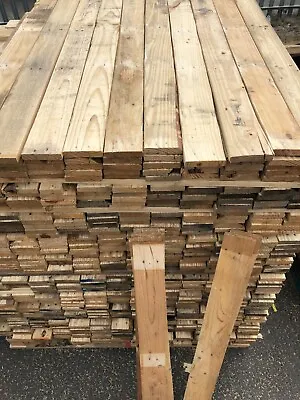 Reclaimed Pallet Wood - Wall Cladding Recycled Timber Planks Boards - 1sqm • £16.50
