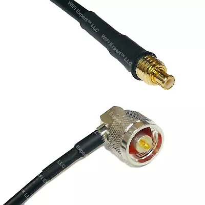 RFC195 MCX MALE To N MALE ANGLE Coax RF Cable USA-Ship Lot • $18.99