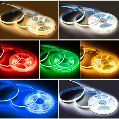 16.4ft 24V 528 Leds/m COB LED Light Strip Flex Tape Home Car Party Lighting USA • $19.99