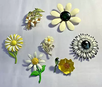Vintage Enamel Flower Pin Jewelry Lot 1 Plastic Sarah Coventry ONLY $1 Each • $9.38