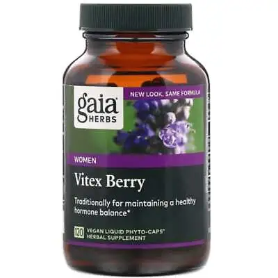 Gaia Herbs Women Vitex Berry 500 Mg 120 Vegan Caps • $36.51
