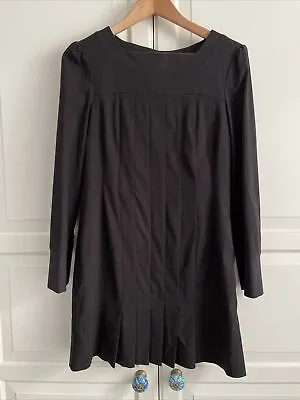 Cue Vintage Mini Dress Long Sleeve Size 8 Preppy • $22.99