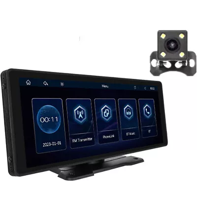 10.26in Touch Screen Bluetooth FM Radio Car Android Multimedia Player W/Camera • $104.30