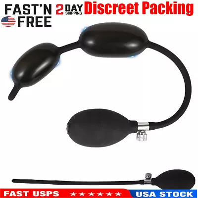 13.5 Inch Silicone Penis Urethral-Sounds Stretching Plugs Pump Male Inflatable • $8.99