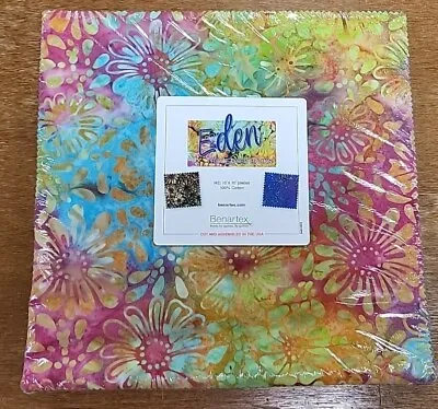 Benartex Indonesian Batik Eden Layer Cake -  42 Sqs 10  X 10   100% Cotton • £36.50