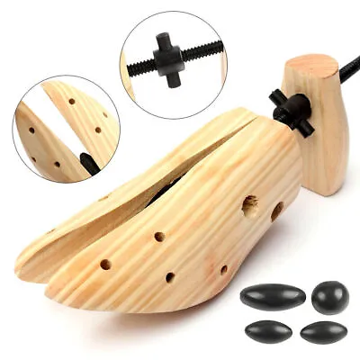 2-Way Wooden Adjustable Shoe Stretcher Expander Men Women Boot Shoes Size US3-13 • $10.82