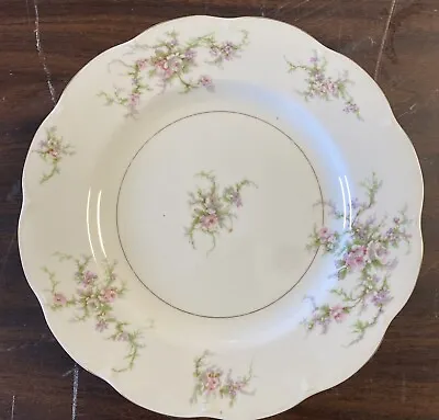Vintage Theodore Haviland New York Rosalinde Set Of 6 Dinner Plates Made In Usa • $85