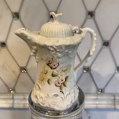 VTG Porcelain Tea/coffee Pot / Maybe Creamer (?) - No Markings • $18.50