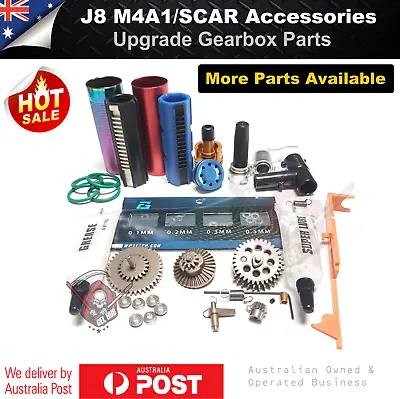 Upgrade Gearbox Metal Gear Parts J8 Gen 8 M4A1/SCAR V2 Gel Blaster Toy 7-8mm AU • $12.95