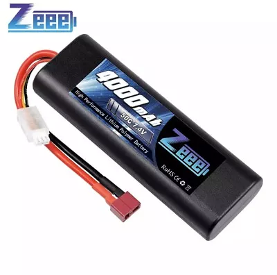 Zeee Power 4000mah Lipo Battery For Tamiya Replace Old School Nimh Or Nicd • $69.50