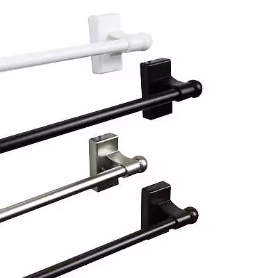 Adjustable 17  To 30  Magnetic Curtain Rod - White • $28.78