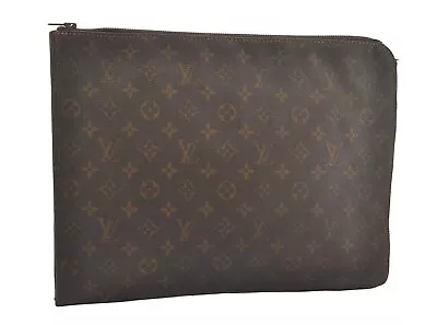 Authentic Louis Vuitton Monogram Poche Documents Document Case Old Model 7351I • $147