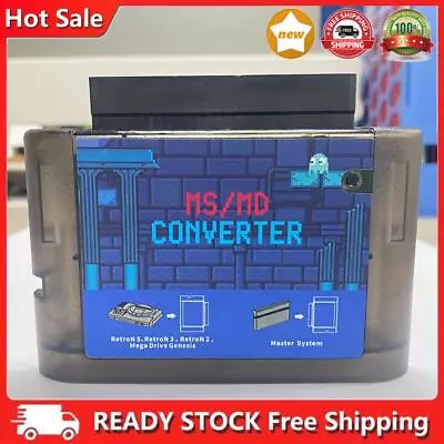 MS To MD Game Card Converter Game Writer Cards For Master System For Megedrive • £9.95